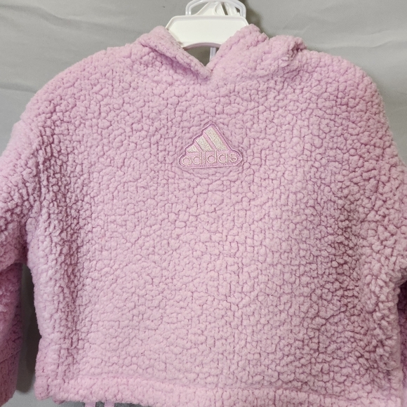 Adidas Pink and Gray Matching Leggings Set - Picture 5 of 7